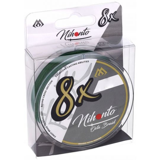 PLECIONKA NIHONTO OCTA BRAID 150m GREEN 0,35mm PLECIONKA NIHONTO OCTA BRAID 150m GREEN 0,35mm