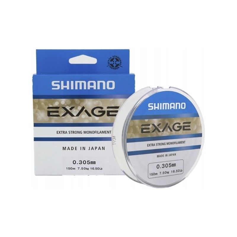 ŻYŁKA SHIMANO EXAGE 0,225mm 150m ŻYŁKA SHIMANO EXAGE 0,225mm 150m
