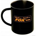 KUBEK FOX STAINLESS BLACK XL MUG 400ml NIERDZEWNY
