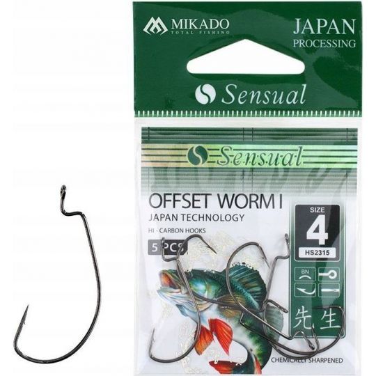 HACZYKI MIKADO SENSUAL OFFSET WORM I 5/0 BN HACZYKI MIKADO SENSUAL OFFSET WORM I 5/0 BN
