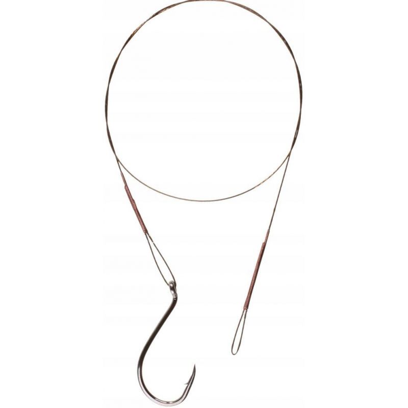 PRZYPON MIKADO STALOWY Z KRĘTLIKIEM I HAKIEM 30cm PRZYPON MIKADO STALOWY Z KRĘTLIKIEM I HAKIEM 30cm