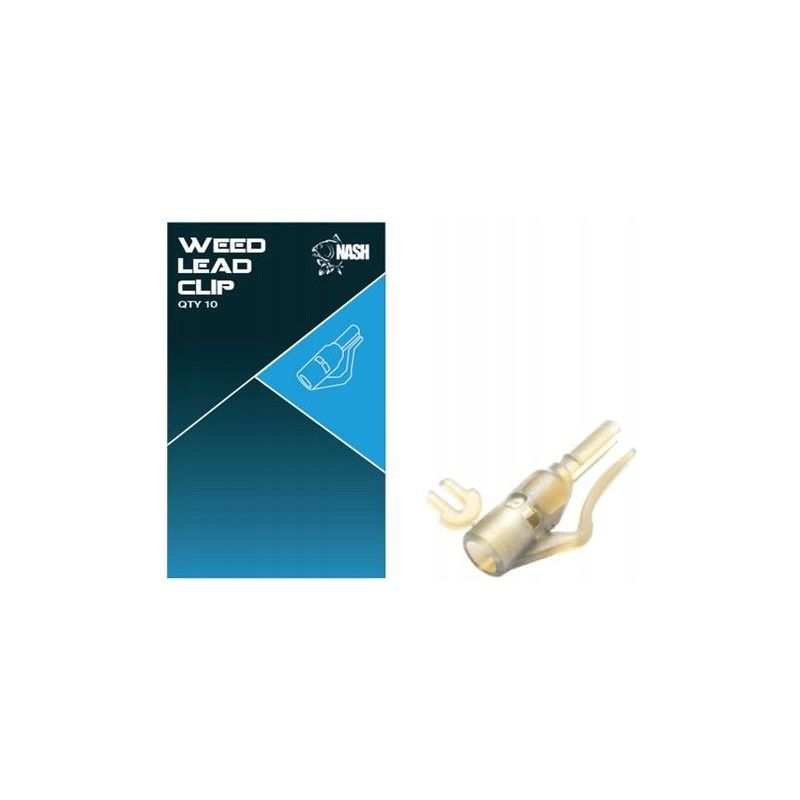 KLIPS BEZPIECZNY NASH WEED LEAD CLIP 10szt KLIPS BEZPIECZNY NASH WEED LEAD CLIP 10szt