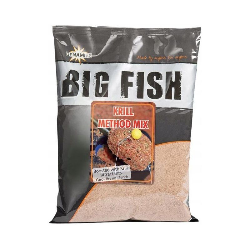 ZANĘTA DYNAMITE BAITS BIG FISH KRILL METHOD 1,8kg ZANĘTA DYNAMITE BAITS BIG FISH KRILL METHOD 1,8kg