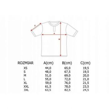 KOSZULKA T-SHIRT UNI CAT ROZMIAR L
