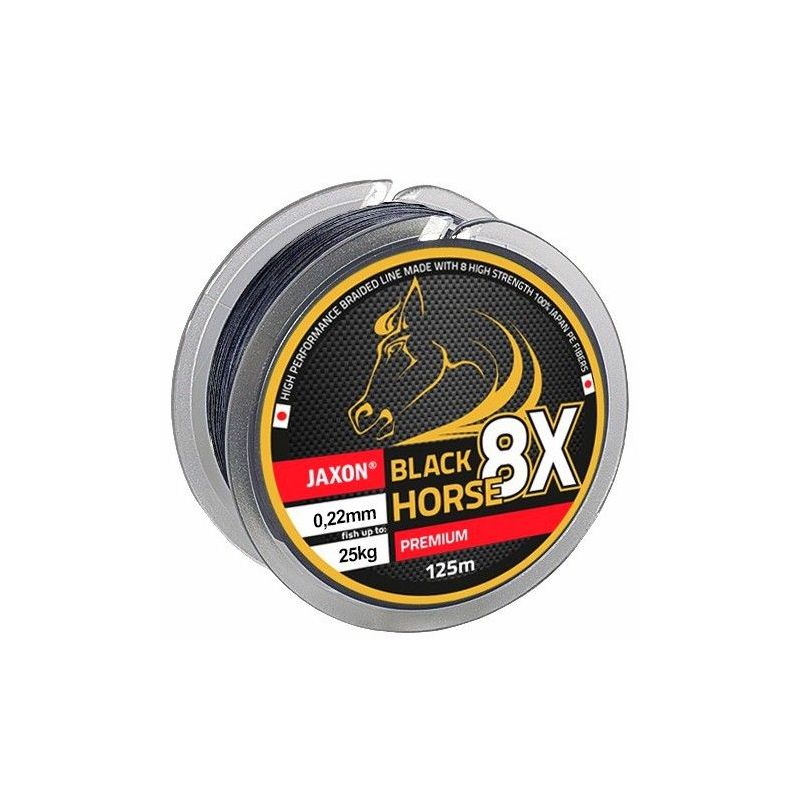 PLECIONKA JAXON BLACK HORSE 8X PREMIUM 0,14mm 125m