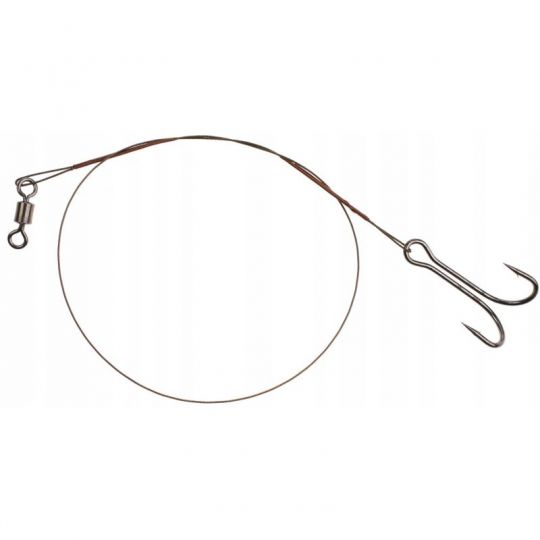 PRZYPON STALOWY MIKADO Z KRĘTLIKIEM KOTWICA 25cm PRZYPON STALOWY MIKADO Z KRĘTLIKIEM KOTWICA 25cm