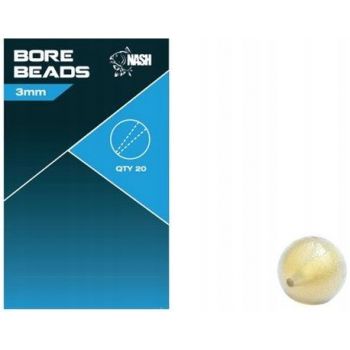 KORALIKI NASH MIĘKKIE BORE BEADS SOFT TAPER 3mm