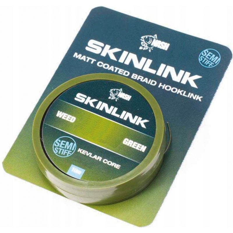 MATERIAŁ PRZYPONOWY NASH SINKLINK WEED 10m 20lb MATERIAŁ PRZYPONOWY NASH SINKLINK WEED 10m 20lb
