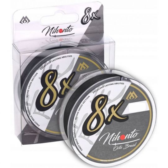 PLECIONKA NIHONTO OCTA BRAID 150M BLACK 0,14mm GRA PLECIONKA NIHONTO OCTA BRAID 150M BLACK 0,14mm GRA