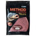 PELLET JAXON METHOD FEEDER 2mm 500g HALIBUT CZERWO