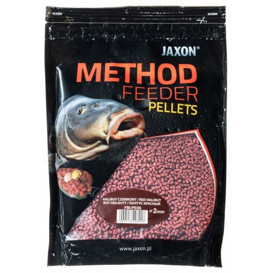 PELLET JAXON METHOD FEEDER 2mm 500g HALIBUT CZERWO PELLET JAXON METHOD FEEDER 2mm 500g HALIBUT CZERWO