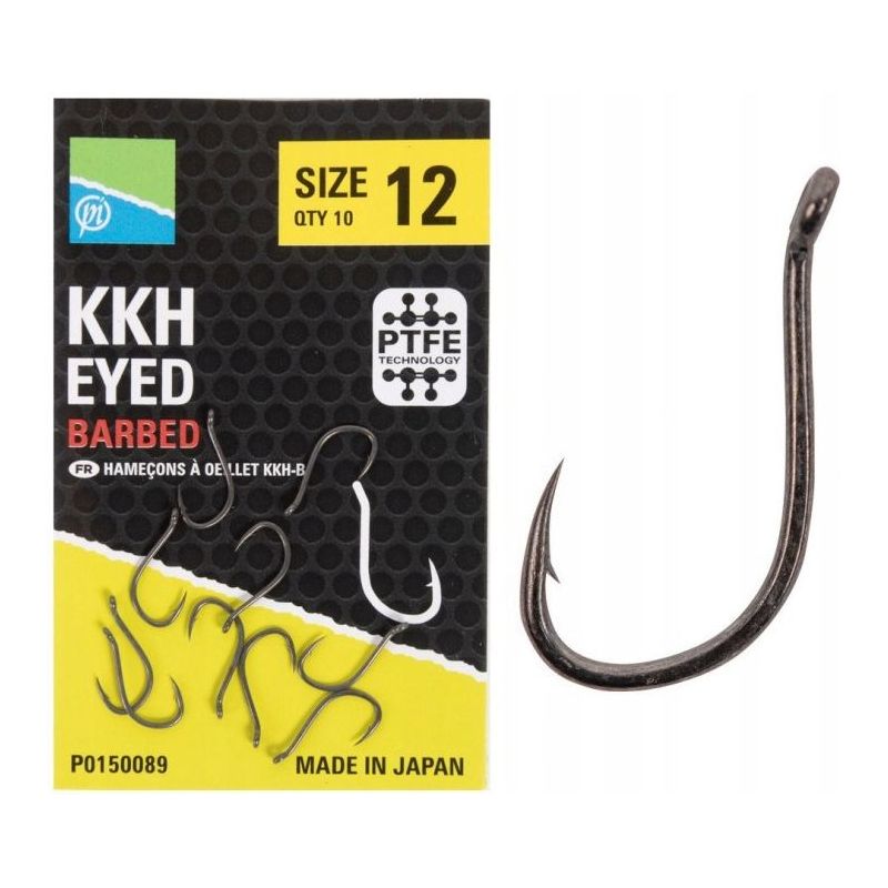 HACZYKI PRESTON KKH BARBED HOOKS SIZE 8 10szt HACZYKI PRESTON KKH BARBED HOOKS SIZE 8 10szt