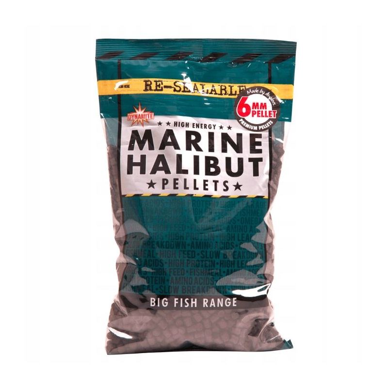 PELLET DYNAMITE BAITS MARINE HALIBUT 6mm 900g PELLET DYNAMITE BAITS MARINE HALIBUT 6mm 900g