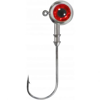GŁÓWKI JIGOWE KAMATSU 3D HOLO EYE RED 3/0 10g 3szt