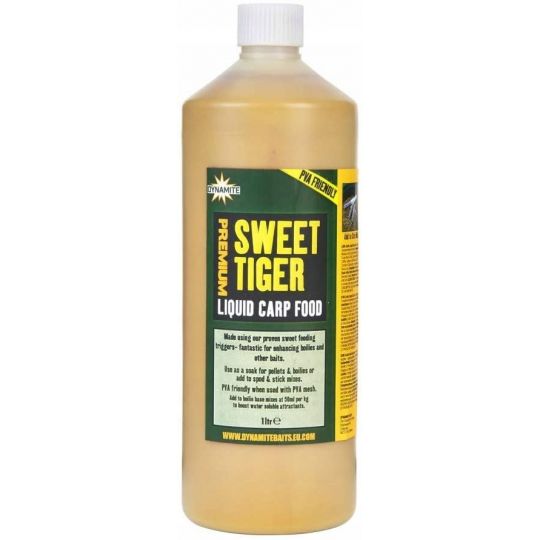 LIQUID DYNAMITE BAITS CARP FOOD SWEET TIGER 1L LIQUID DYNAMITE BAITS CARP FOOD SWEET TIGER 1L