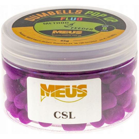 DUMBELLS MEUS FLUO POP UP 8mm 45g CSL DUMBELLS MEUS FLUO POP UP 8mm 45g CSL