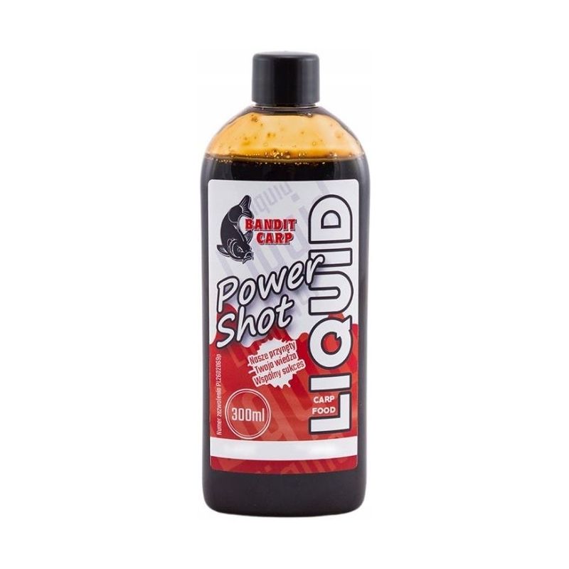 LIQUID BANDIT CARP POWER SHOT 300ml CZOSNEK RYBA LIQUID BANDIT CARP POWER SHOT 300ml CZOSNEK RYBA