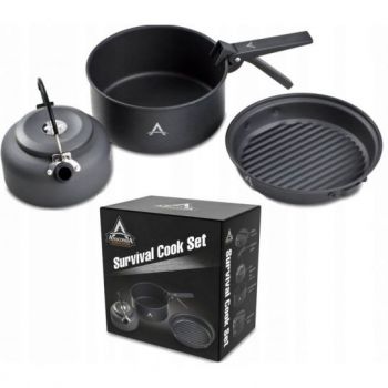 ZESTAW ANACONDA BIWAKOWY COOK SET SURVIVAL GARNEK