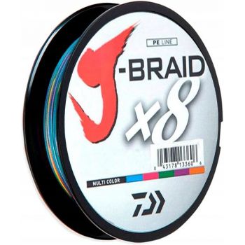 PLECIONKA DAIWA J-BRAID X8 0,35mm 300m MULTI COLOR