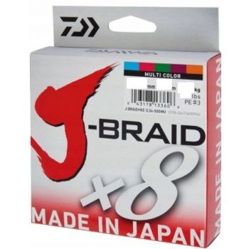 PLECIONKA DAIWA J-BRAID X8 0,35mm 300m MULTI COLOR