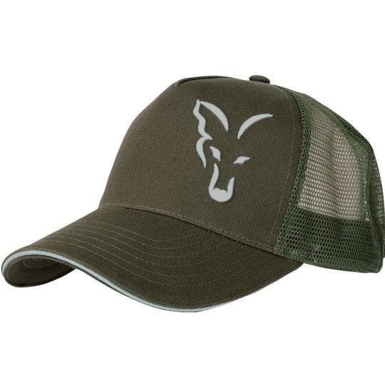 CZAPKA FOX GREEN SILVER TRUCKER CARP Z DASZKIEM CZAPKA FOX GREEN SILVER TRUCKER CARP Z DASZKIEM