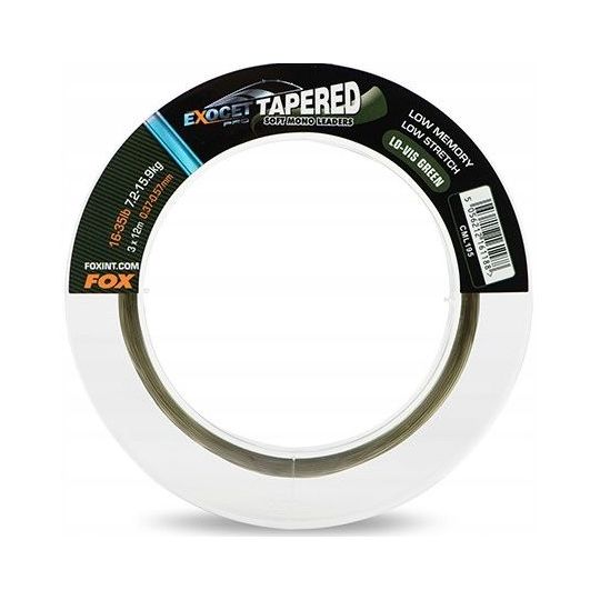 PRZYPON STRZAŁOWY FOX TAPERED LEADERS 0.37-0.57mm PRZYPON STRZAŁOWY FOX TAPERED LEADERS 0.37-0.57mm