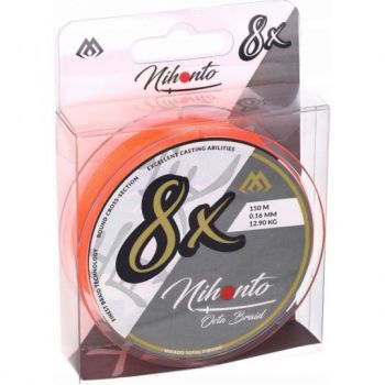 PLECIONKA NIHONTO OCTA BRAID 150m ORANGE 0,26mm