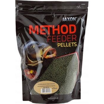 PELLET JAXON METHOD FEEDER 2mm 500g MARCEPAN ZIELO