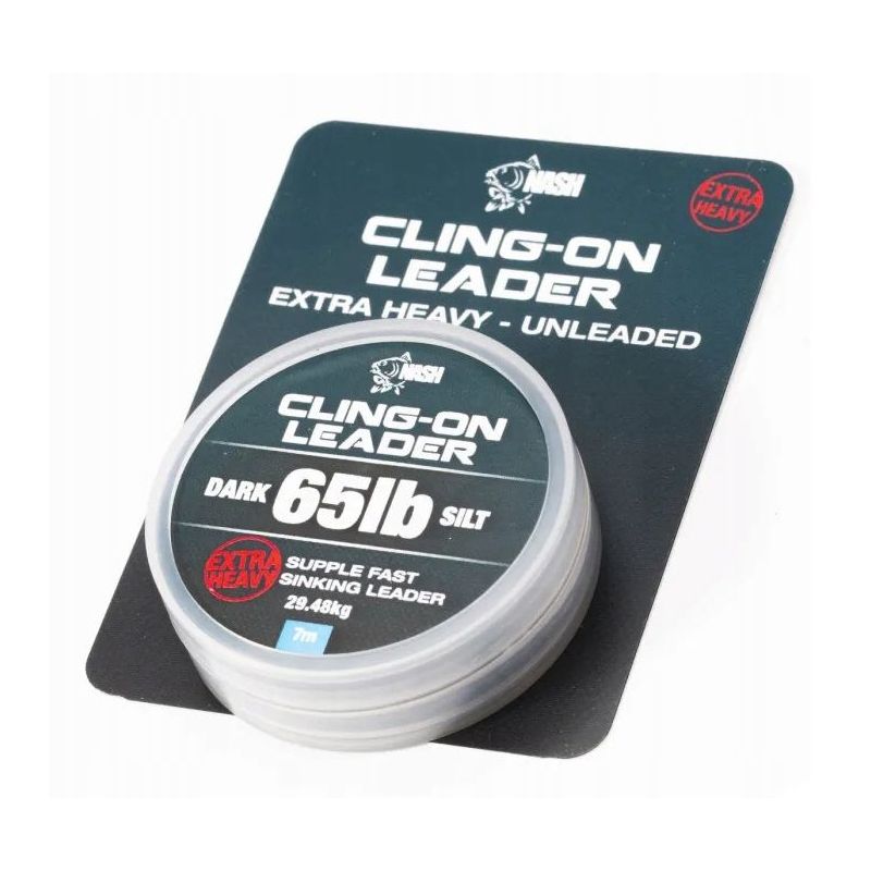 MATERIAŁ PRZYPONOWY NASH CLING-ON LEADER 65lb SILT MATERIAŁ PRZYPONOWY NASH CLING-ON LEADER 65lb SILT