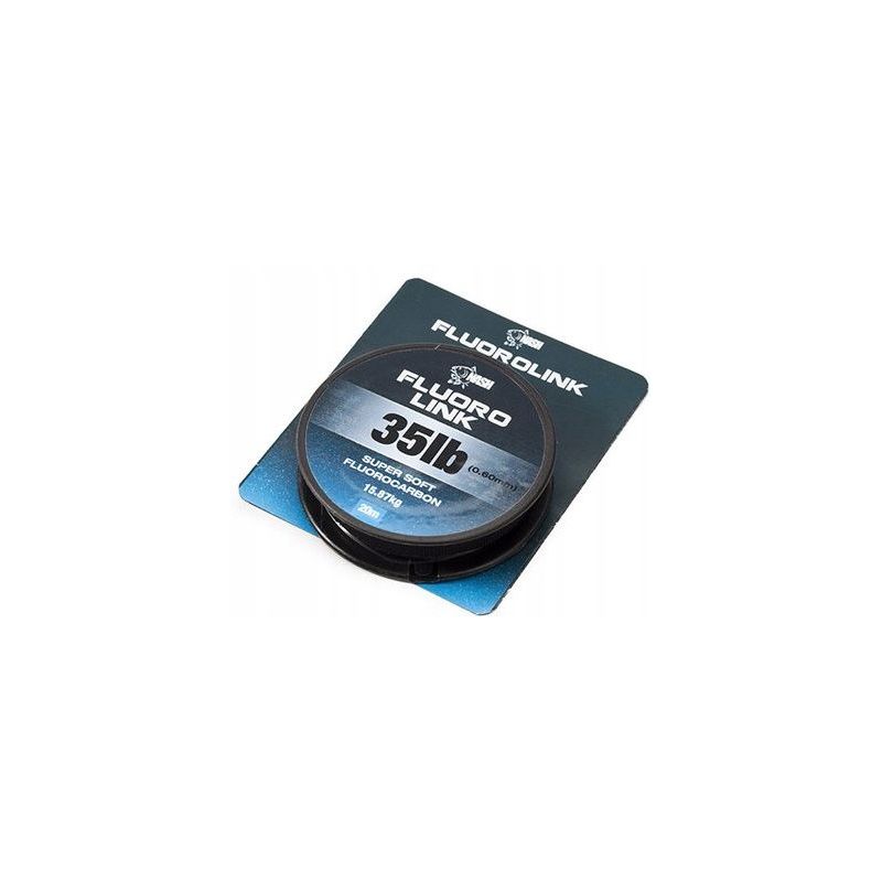 FLUOROCARBON NASH FLUOROLINK 35lb 0,60mm 20m FLUOROCARBON NASH FLUOROLINK 35lb 0,60mm 20m