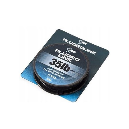 FLUOROCARBON NASH FLUOROLINK 35lb 0,60mm 20m FLUOROCARBON NASH FLUOROLINK 35lb 0,60mm 20m