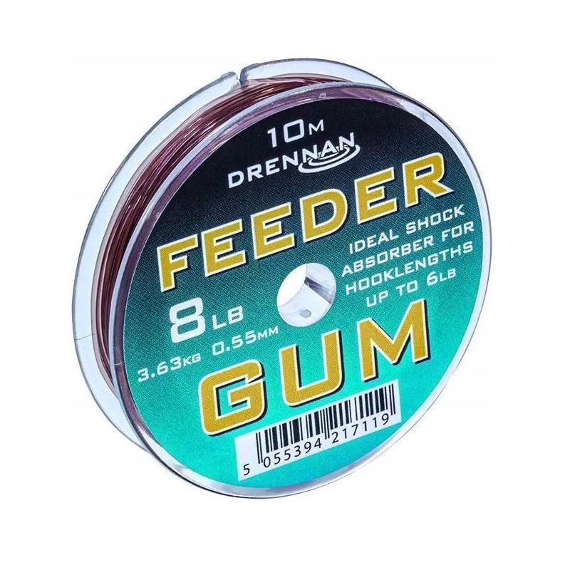 AMORTYZATOR DRENNAN FEEDER GUM 8lb 0,55mm 10m AMORTYZATOR DRENNAN FEEDER GUM 8lb 0,55mm 10m