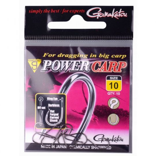HACZYKI GAMAKATSU EYED HOOKS BARBLESS BLACK 10 HACZYKI GAMAKATSU EYED HOOKS BARBLESS BLACK 10
