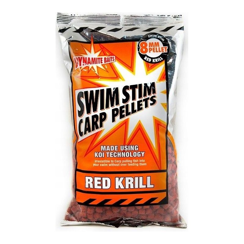 PELLET DYNAMITE BAITS SWIM STIM RED KRILL 8mm 900g PELLET DYNAMITE BAITS SWIM STIM RED KRILL 8mm 900g