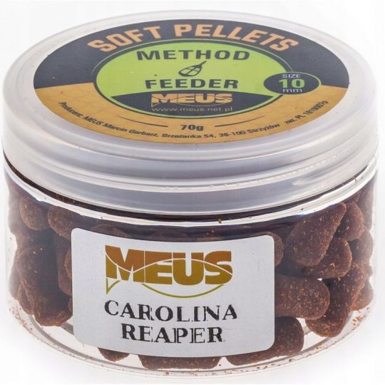 PELLET MEUS SOFT 10mm 70g CAROLINA REAPER PELLET MEUS SOFT 10mm 70g CAROLINA REAPER
