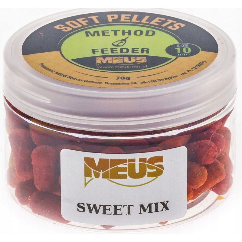 PELLET MEUS SOFT 10mm 70g SWEET MIX PELLET MEUS SOFT 10mm 70g SWEET MIX