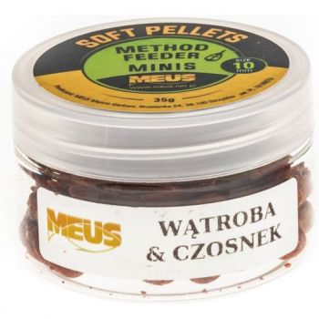 PELLET MEUS SOFT 10mm 35g MINIS WĄTROBA CZOSNEK