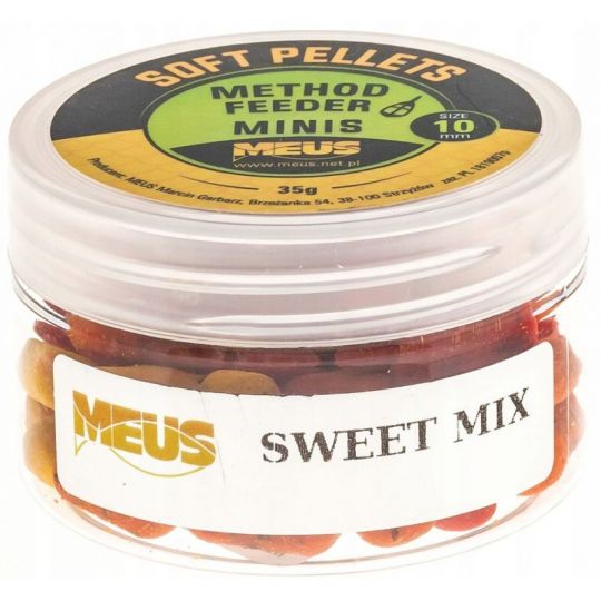 PELLET MEUS SOFT 10mm 35g MINIS SWEET MIX PELLET MEUS SOFT 10mm 35g MINIS SWEET MIX