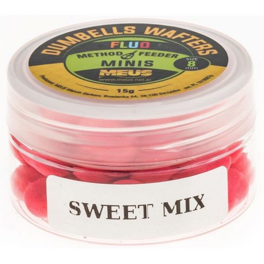 DUMBELLS MEUS WAFTERS FLUO 8mm MINIS SWEET MIX DUMBELLS MEUS WAFTERS FLUO 8mm MINIS SWEET MIX