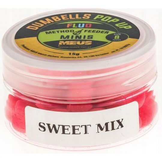 DUMBELLS MEUS FLUO POP UP 8mm MINIS SWEET MIX DUMBELLS MEUS FLUO POP UP 8mm MINIS SWEET MIX