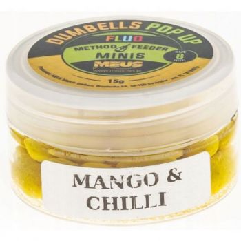DUMBELLS MEUS FLUO POP UP 8mm MINIS MANGO CHILLI