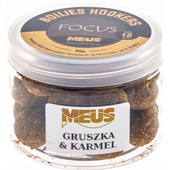 KULKI MEUS HAKOWE FOCUS 90g 18mm GRUSZKA KARMEL KULKI MEUS HAKOWE FOCUS 90g 18mm GRUSZKA KARMEL