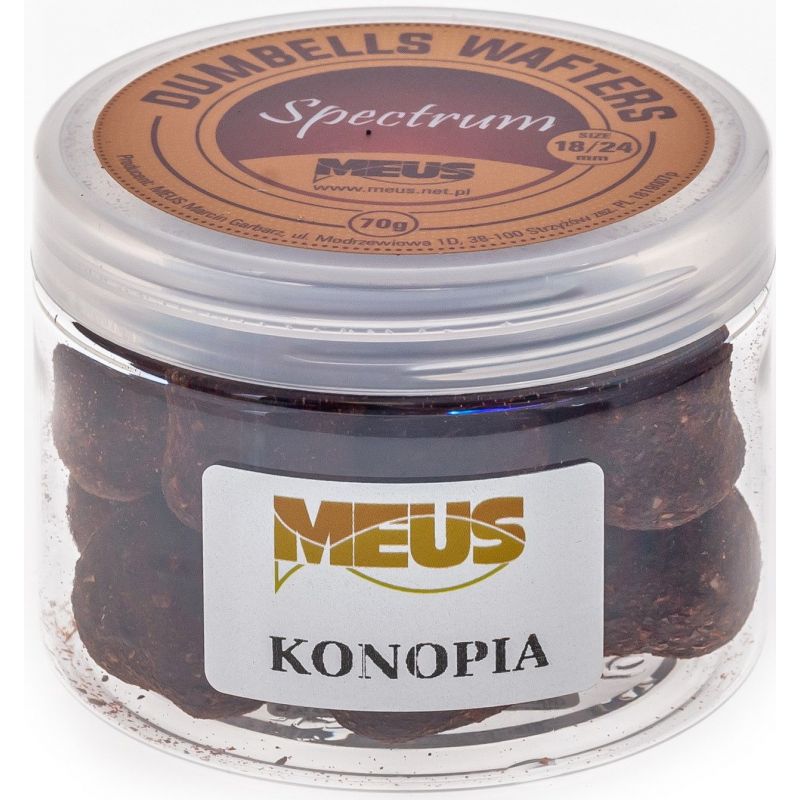 DUMBELLS MEUS WAFTERS SPECTRUM 18/24mm KONOPIA DUMBELLS MEUS WAFTERS SPECTRUM 18/24mm KONOPIA
