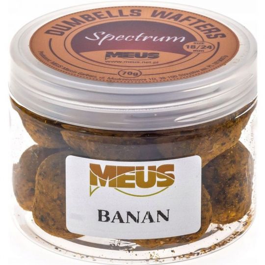 DUMBELLS MEUS WAFTERS SPECTRUM 18/24mm BANAN DUMBELLS MEUS WAFTERS SPECTRUM 18/24mm BANAN