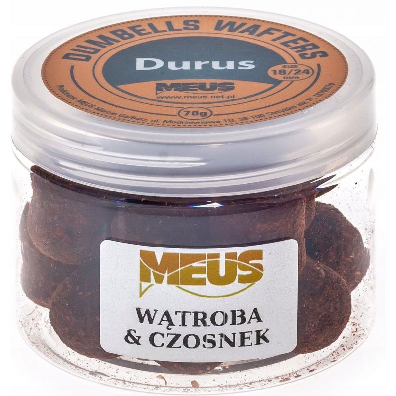 DUMBELLS MEUS WAFTERS DURUS 18/24mm WĄTROBA CZOSNE DUMBELLS MEUS WAFTERS DURUS 18/24mm WĄTROBA CZOSNE