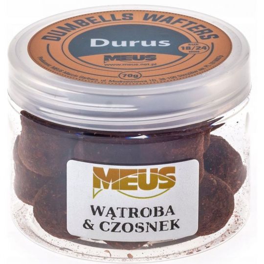 DUMBELLS MEUS WAFTERS DURUS 18/24mm WĄTROBA CZOSNE DUMBELLS MEUS WAFTERS DURUS 18/24mm WĄTROBA CZOSNE