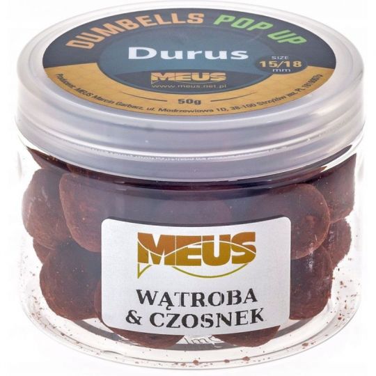 DUMBELLS MEUS POP UP DURUS 15/18mm 90g CZOSNEK WĄT DUMBELLS MEUS POP UP DURUS 15/18mm 90g CZOSNEK WĄT