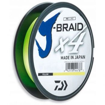 PLECIONKA DAIWA J-BRAID X4E 0,15mm 135m YELLOW