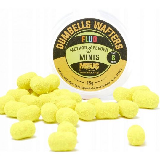 DUMBELLS MEUS WAFTERS FLUO 8mm MINIS LEMON SHOCK DUMBELLS MEUS WAFTERS FLUO 8mm MINIS LEMON SHOCK
