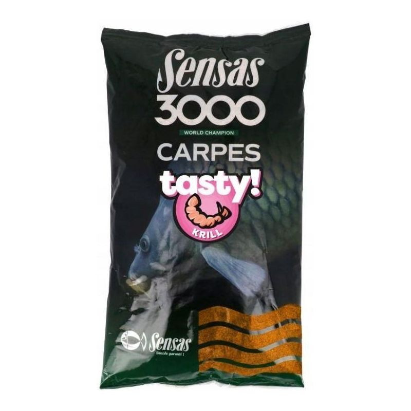ZANĘTA SENSAS 3000 CARP TASTY KRILL 1kg ZANĘTA SENSAS 3000 CARP TASTY KRILL 1kg